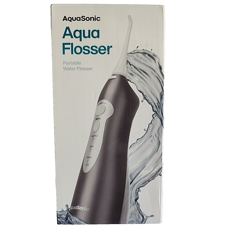 AquaSonic Aqua Flosser - Cordless Rechargeable Water Flosser for Teeth